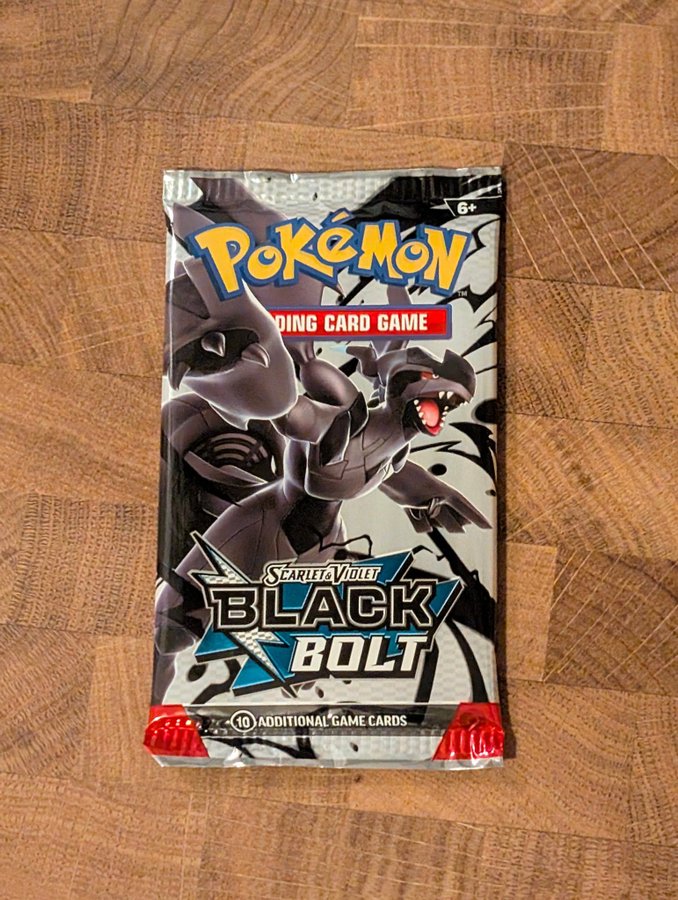 Pokémon Black Bolt 10.5 BLK Booster Pack (Engelsk)